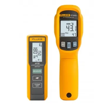 Fluke 417D+62MAX+ KIT Laser Distance Meter/Infrared Thermometer Combo Kit